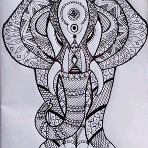 Mandala Art 🐘