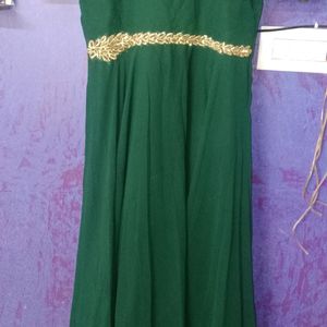 Dark Leaf Green Gown