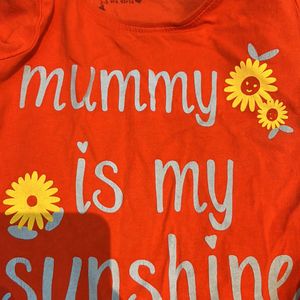 2-3 Year Old Top For Girl-three Tshirts