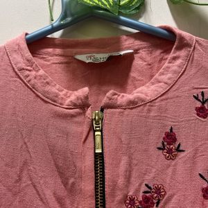 Pink Round Unique Kurti For Women🩷