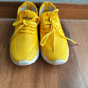 Stylish Yellow Shoes For 4-5 Yrs Boys