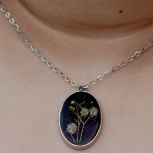 Starry Night Baby Breath Pendant