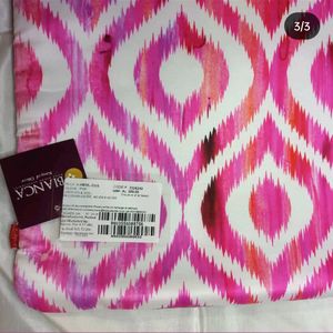 Free Delivery!! Bianca White & Pink Cushion Cover