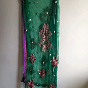 Grand Wedding Gown With Heavy Dupatta