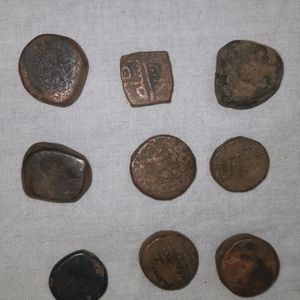 Mughal Time   Urdu Copper Coins