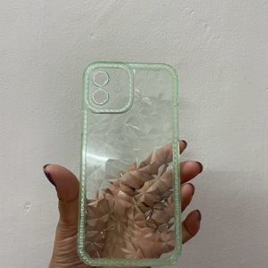 Light Green Translucent iPhone 12 Back Cover