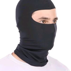 Blue Face Mask For Bike Riders