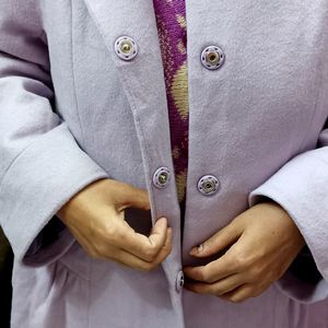 Coat For Women Frock Type Lavender Colour New