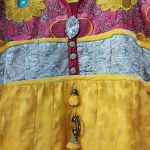 Anarkali with Chiffon dupatta 👗