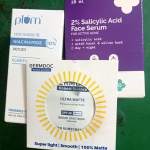 Salicylic , Niacinamide And SPF Tissue