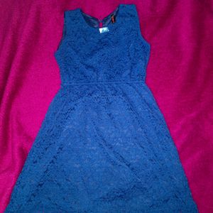 Navy Blue Mini Dress 👗