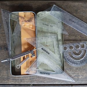 Geometry Box with all mathematical Instruments