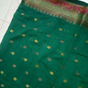 Chanderi Cotton Saree New