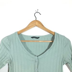 Sea Green Crop Top(Women’s)