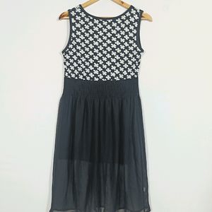 Black and White Floral Dress (Women)