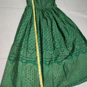 Max Brand Green Anarkali Kurti