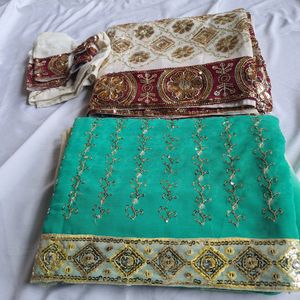 Sequin Sarees Set Of 2