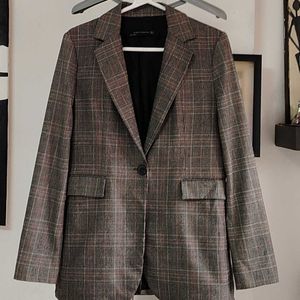 Zara Woman Checked  Blazer