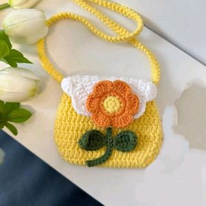 Crochet Flower Siling Bag 👜🌺