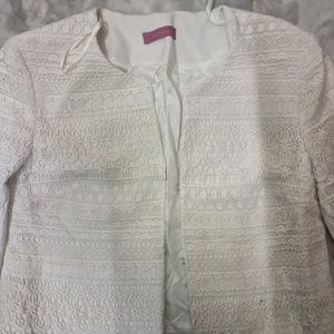 Cute Korean Embroidery Blazer