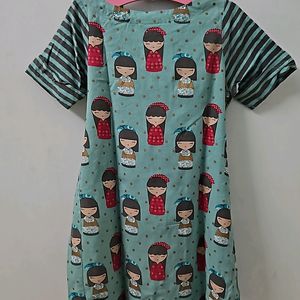 Kurti Cum Frock 3-4 Yr