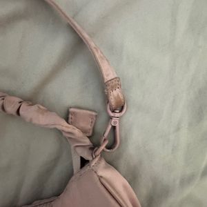 Zara Satin Shoulder And Sling Bag