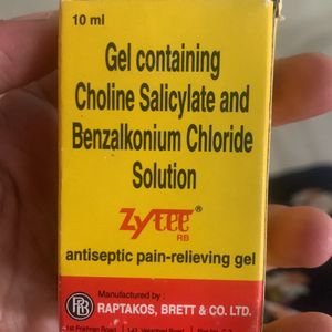 Zytee Antiseptic Pain Relieving Gel Of Mouth