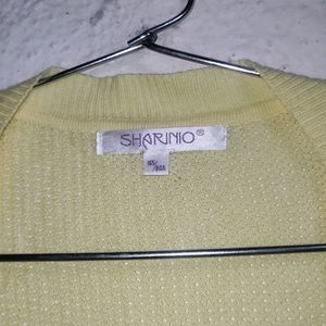 Yellow Cropped Shrug