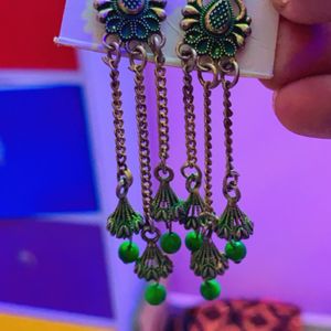 Green Earring