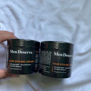 Men Deserve Hair Styling Cream (combo))