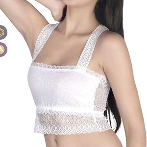 White Net Cami Top.