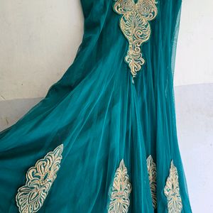 Anarkali Kurta Set Teal