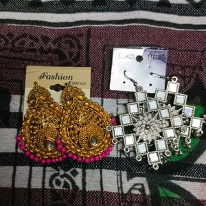 Earrings Pack Of 2 Almost New