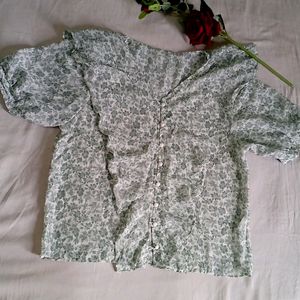 Flower Printed Top