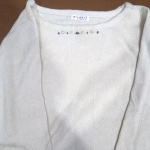 Designer Off-white Top