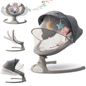 5 Point Safety Electric Swing Baby Bassinet+ Music