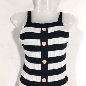 Multicolored Striped Casual Dress (Women)