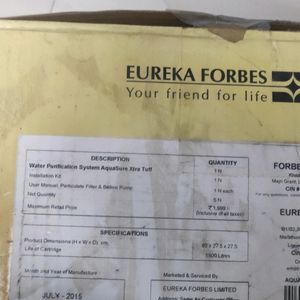 Aquasure Eureka Forbes Water Filter