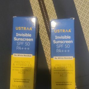 Ustraa Invisible Sunscreen SPF 50 PA+++