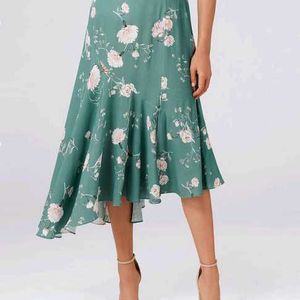 Forever New Floral Assymetrical Skirt