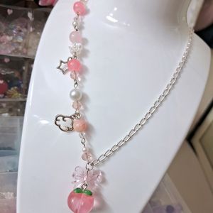 Cute Aesthetic Handmade Peach Necklace🍑✨️🤭