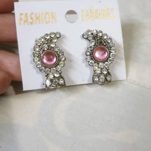 Silver Plated Studs Earrings