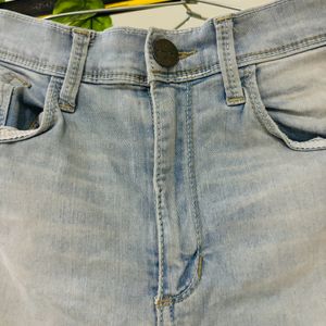 Women High Rise Denim Shorts