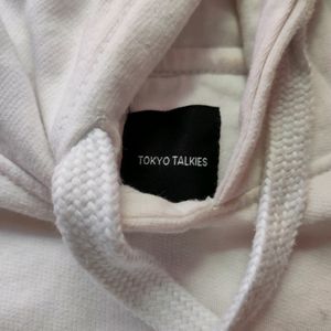 Tokyo Talkies hooded crop sweatshirt!