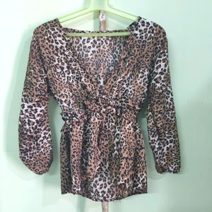 Leopard Print Top