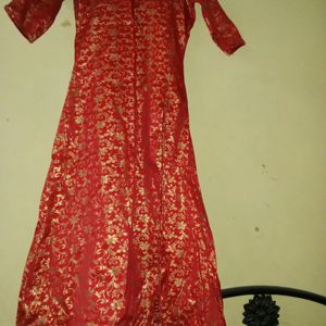 Set Of Traditional Long Kurti With trouser