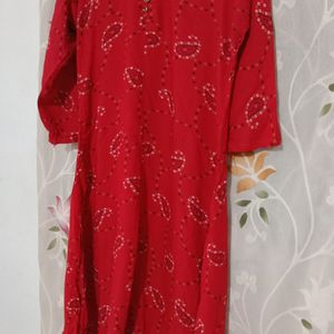 Red Kurti