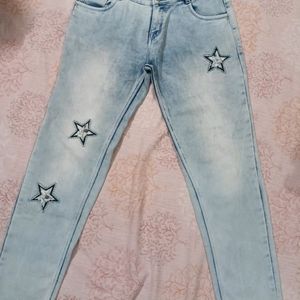 Sky Blue Women Jeans