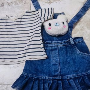 Baby Girl Dungarees COMBO pack Of 3