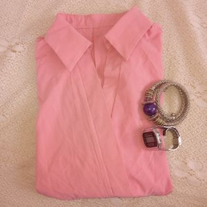 Pink Shirt Style Top(Women's)